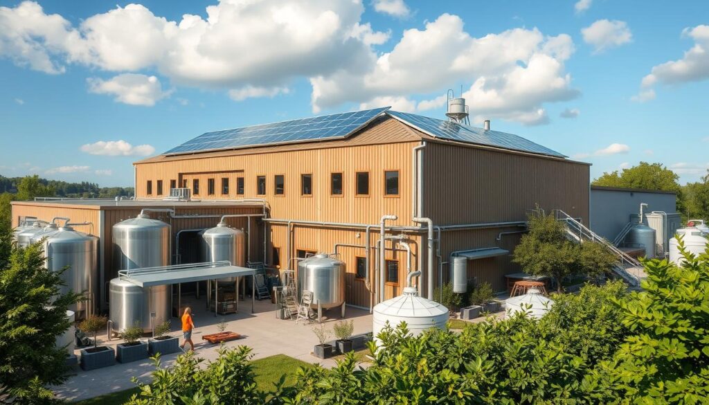 Efficient brewing processes for carbon footprint reduction