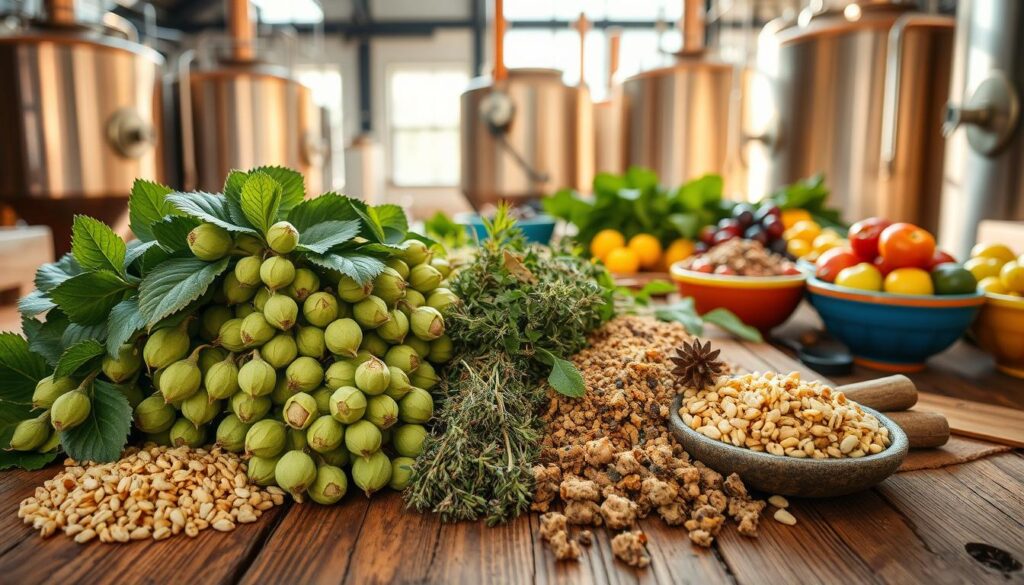 Organic brewing ingredients
