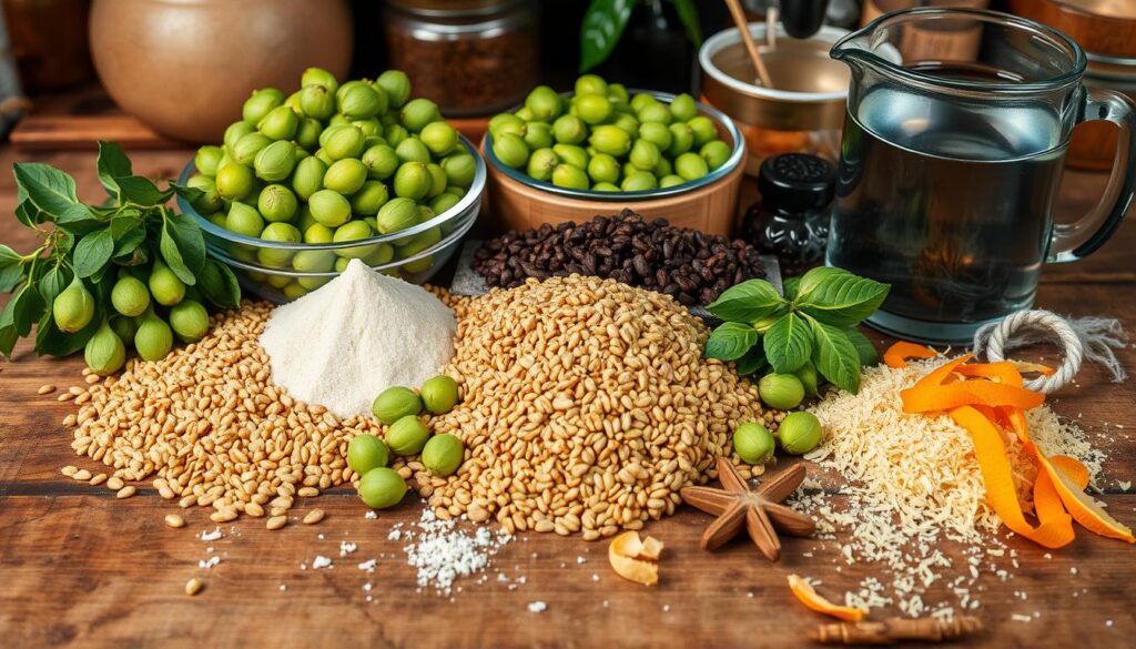 home brewing ingredients