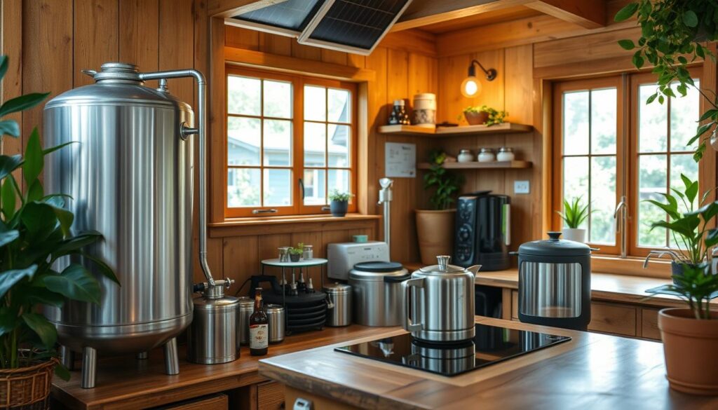 sustainable homebrewing systems