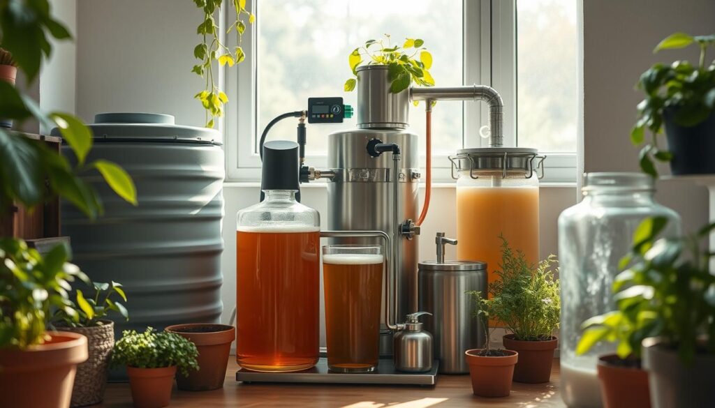 water-efficient beer making